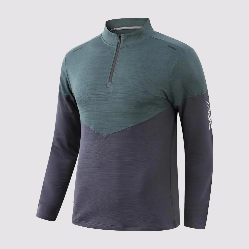 Men Workout Clothes Sweatershirt Sport Fitness Long Sleeve Jogger Blouse Tops Gym