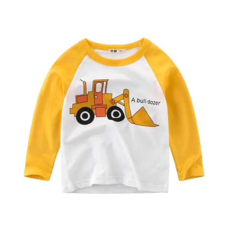 Kids Clothing Cute Cotton Long Sleeve Kids Cloth Boys T Shirts for Spring Autumn