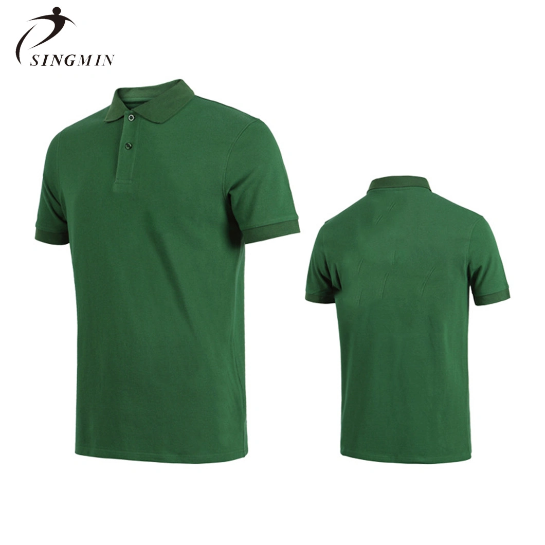 Men Golf Shirts Formal Plain Golf Polo Shirt