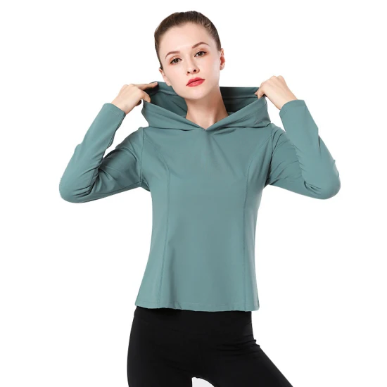 Nouveau Design En Gros Femmes Yoga Porter Débardeur Dames Gym Sexy Chaud Sportswear Fitness Survêtement Porter Des Chemises À Manches Longues Sweatershirt