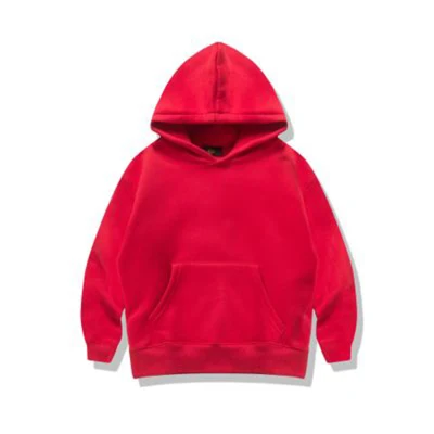 Sweats à capuche simples de haute qualité 100% coton de style cool pour enfants