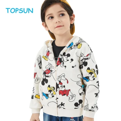 Automne Enfants Garçon Imprimer Sweats À Capuche Personnalisés Enfants Zipper Sweatershirts Hoodies