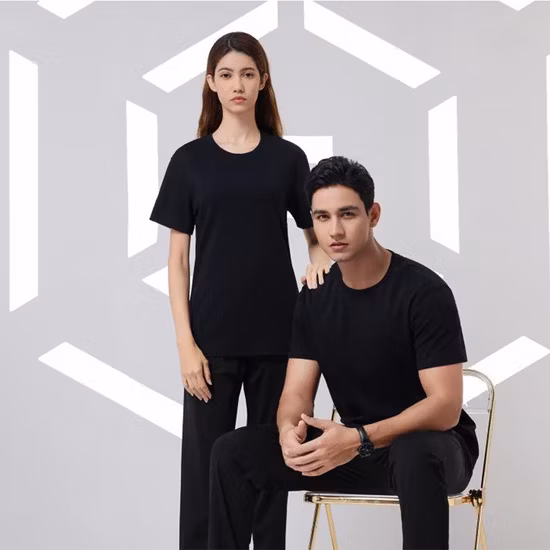 T-shirt premium personnalisé en gros hommes femmes unisexe