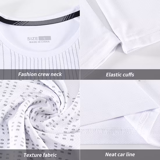 T-shirt en gros 89% polyester 11% Spandex hommes vêtements de sport logo personnalisé t-shirt uni hommes t-shirt